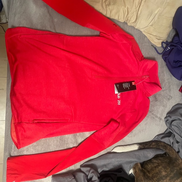 Under Armour jacket, size small, red - Picture 2 of 2